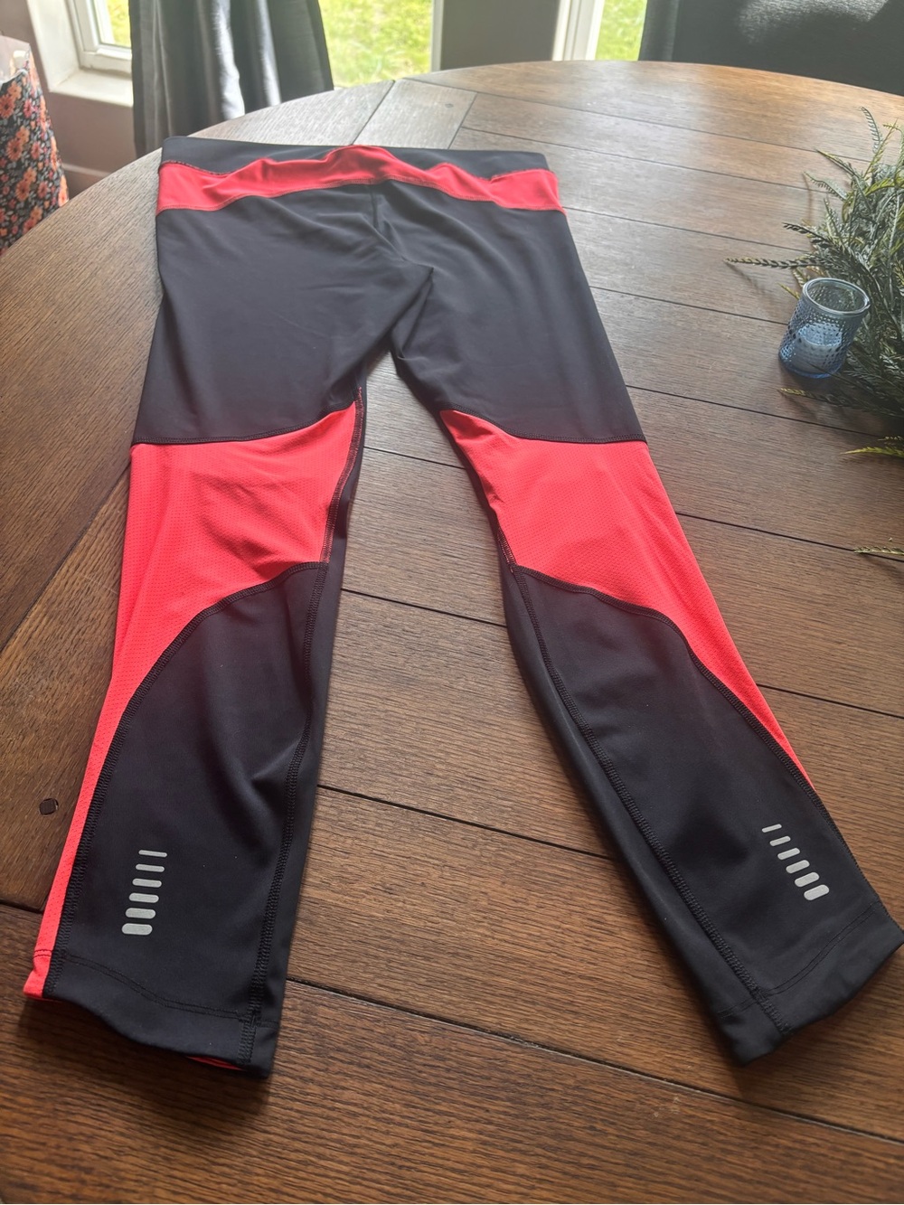 Under Armour Black and Orange Compression Leggings